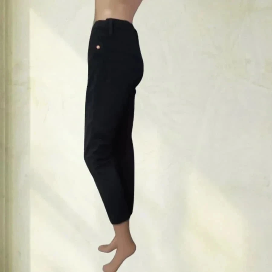 Levis premium 501 s coupe straight fusele crop taille haute - extensible - noir intense – photo 4